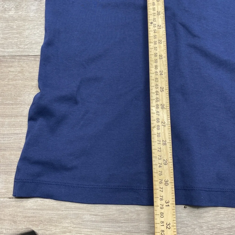 Banana Republic Polo Shirt Mens XL Navy Blue Luxe Touch Performance Casual